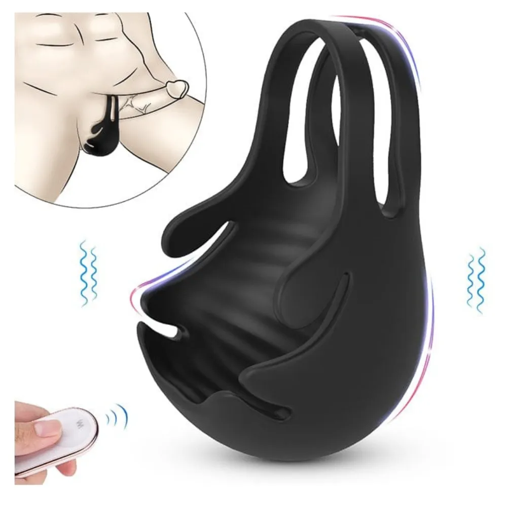 Sila Cock Ring & Vibrating Ball Sack Massager - From Quick Finishes To Lasting Longer!