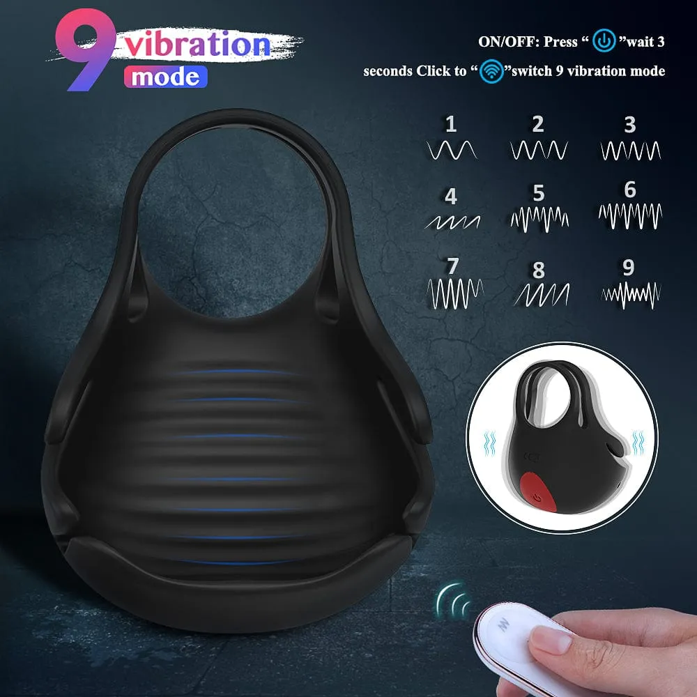 Sila Cock Ring & Vibrating Ball Sack Massager - From Quick Finishes To Lasting Longer!