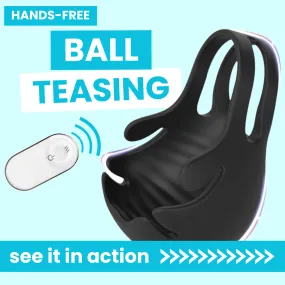 Sila Cock Ring & Vibrating Ball Sack Massager - From Quick Finishes To Lasting Longer!