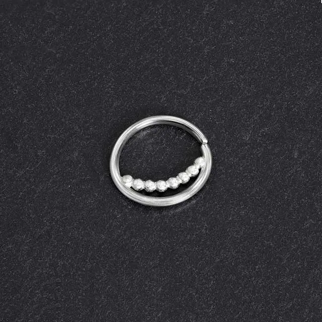 Silver Septum Ring | Delicate Beauty