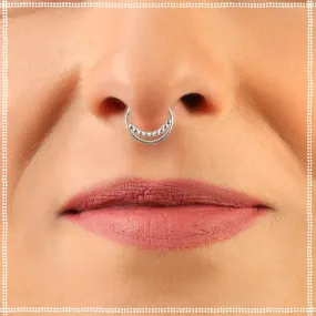 Silver Septum Ring | Delicate Beauty