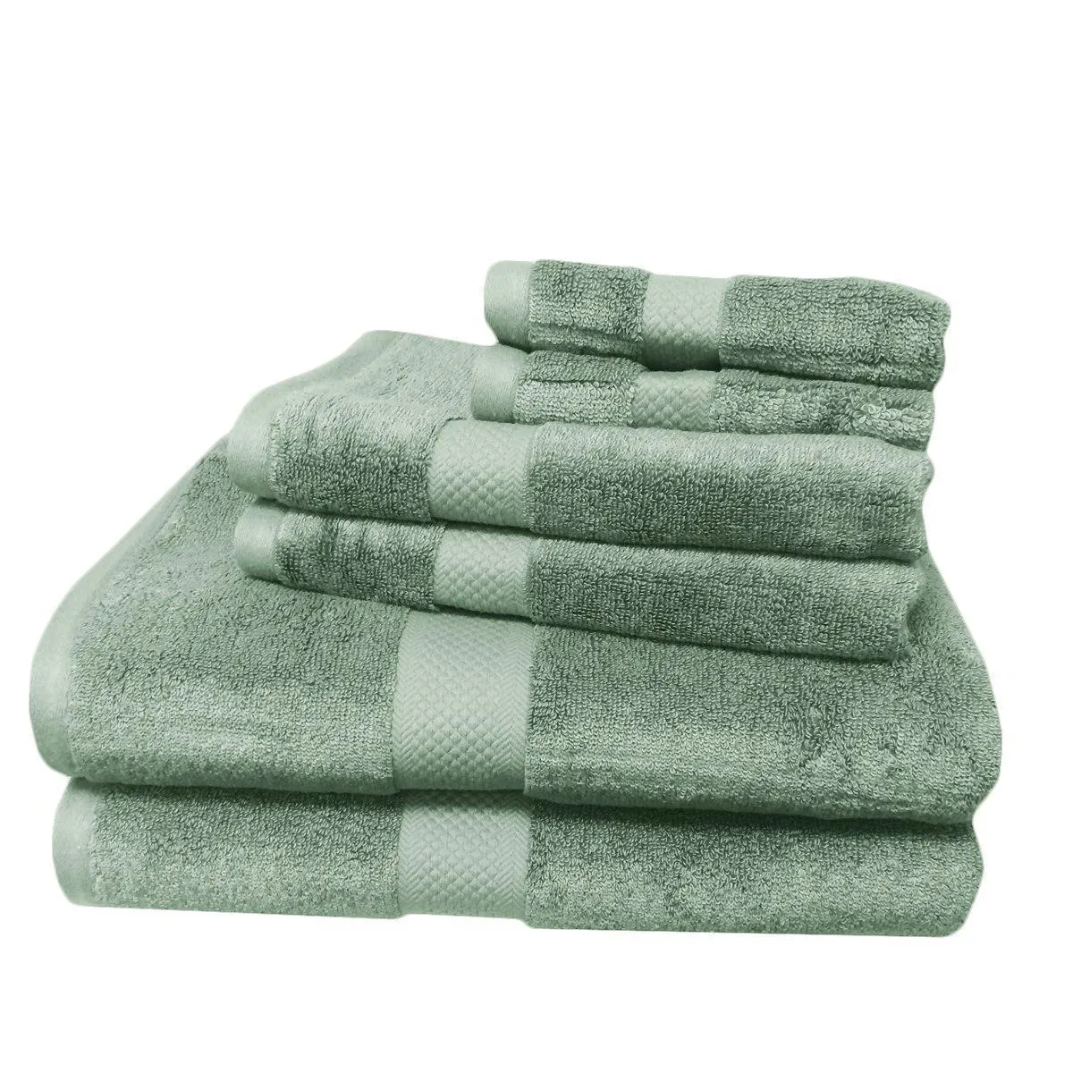 Super Soft Bamboo Cotton Blend 6-Piece Towel Set