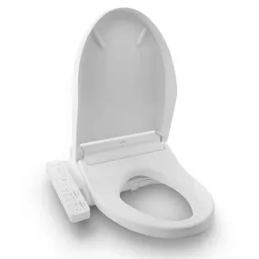 TOTO SW3074#01 Washlet C2 Electronic Bidet Toilet Seat with PREMIST and EWATER  Wand Cleaning, Elongated, Cotton White