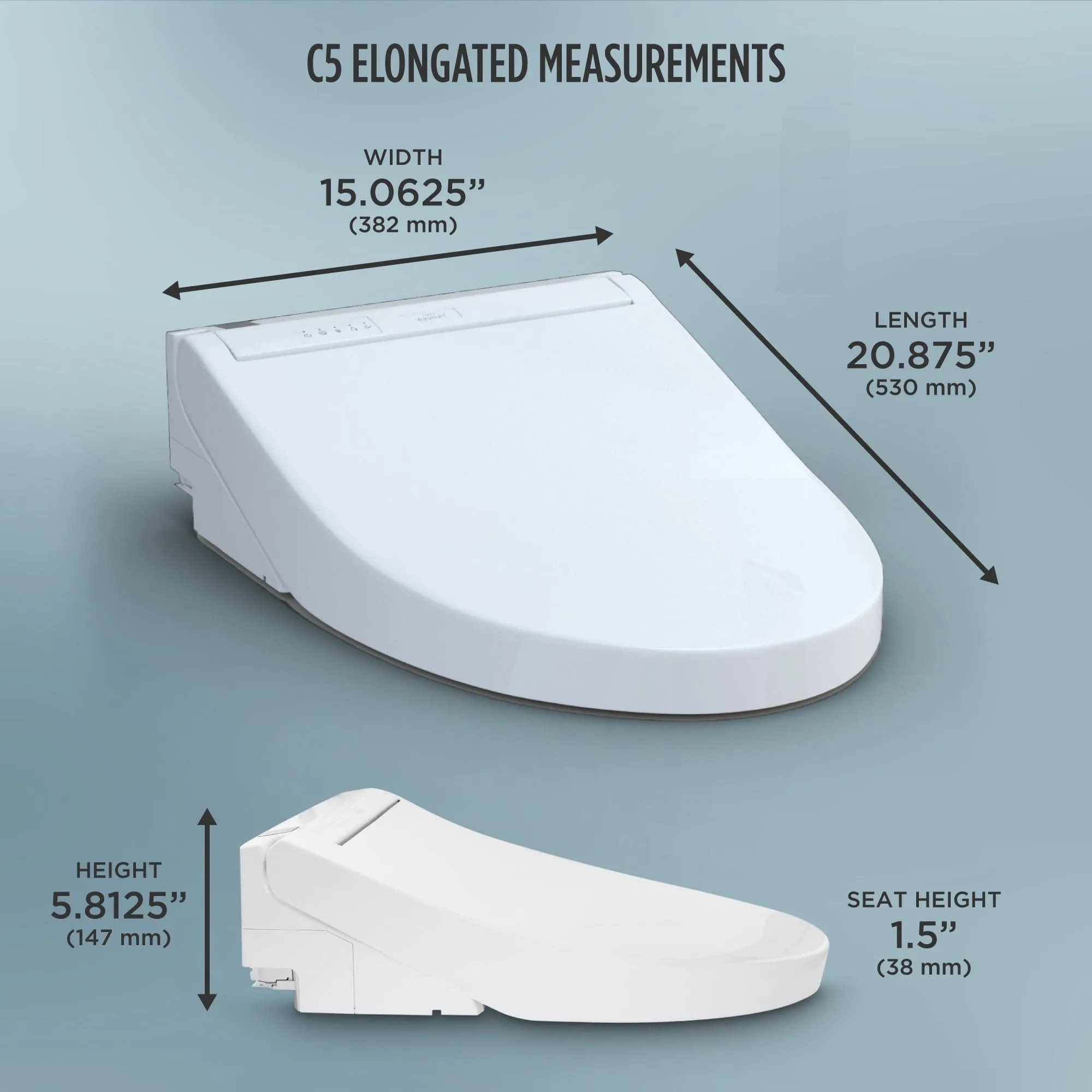 TOTO SW3084#12 Washlet C5 Bidet Toilet Seat with Premist and eWater  Wand Cleaning, Elongated, Sedona Beige